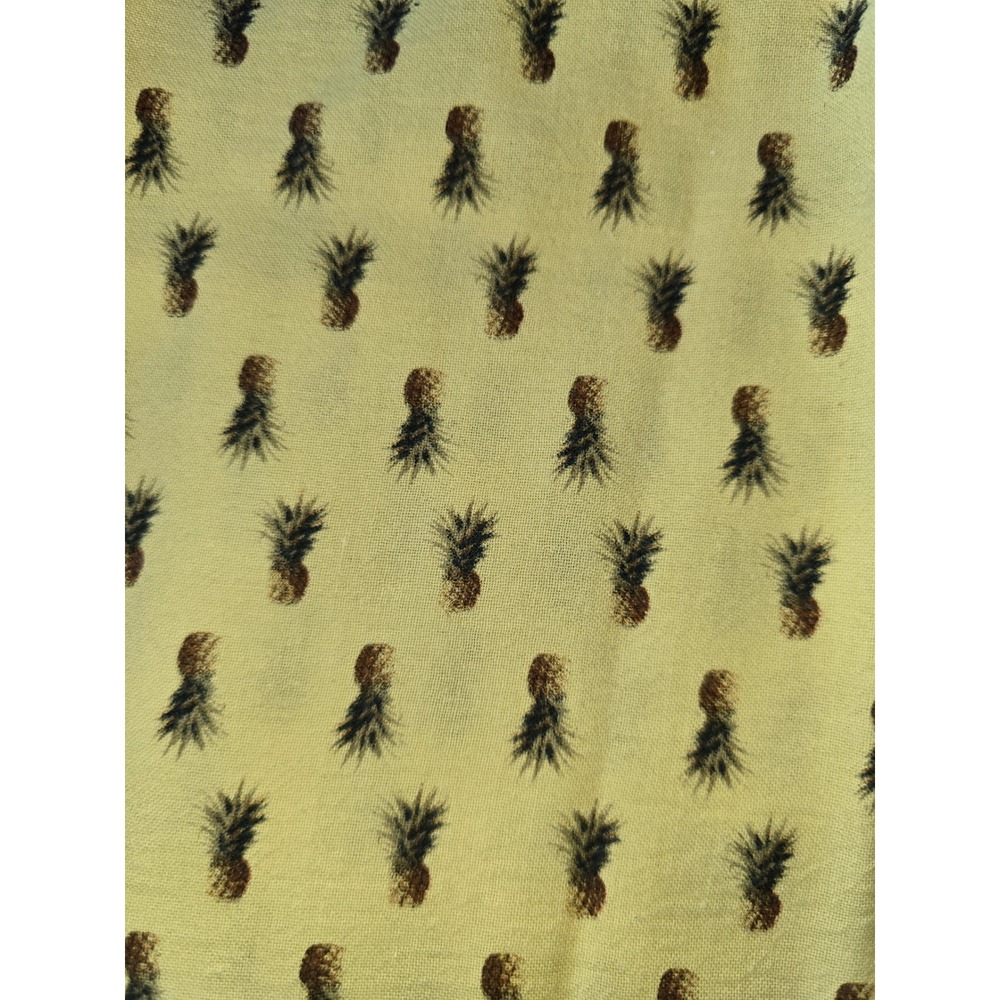 Maison Scotch Womens Sleeveless Pineapple Print Shirt Dress Yellow Size 1 resort - Picture 8 of 10